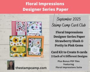 floral impressions card kit