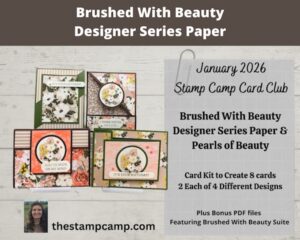 Brushed with Beauty card club kit for January 2026