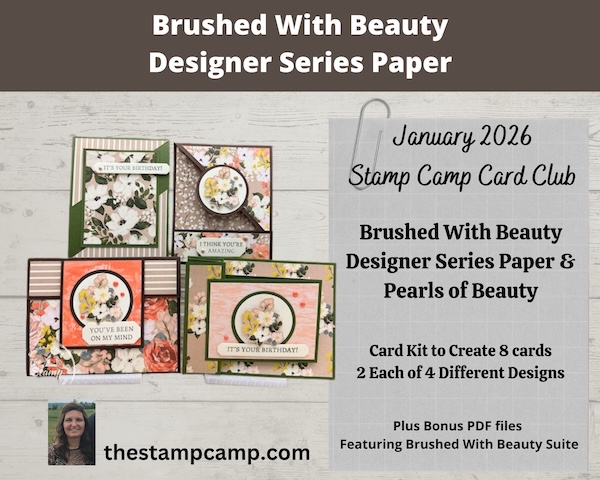 Brushed with Beauty card club kit for January 2026
