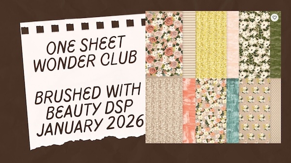 One Sheet Wonder Club January 2026